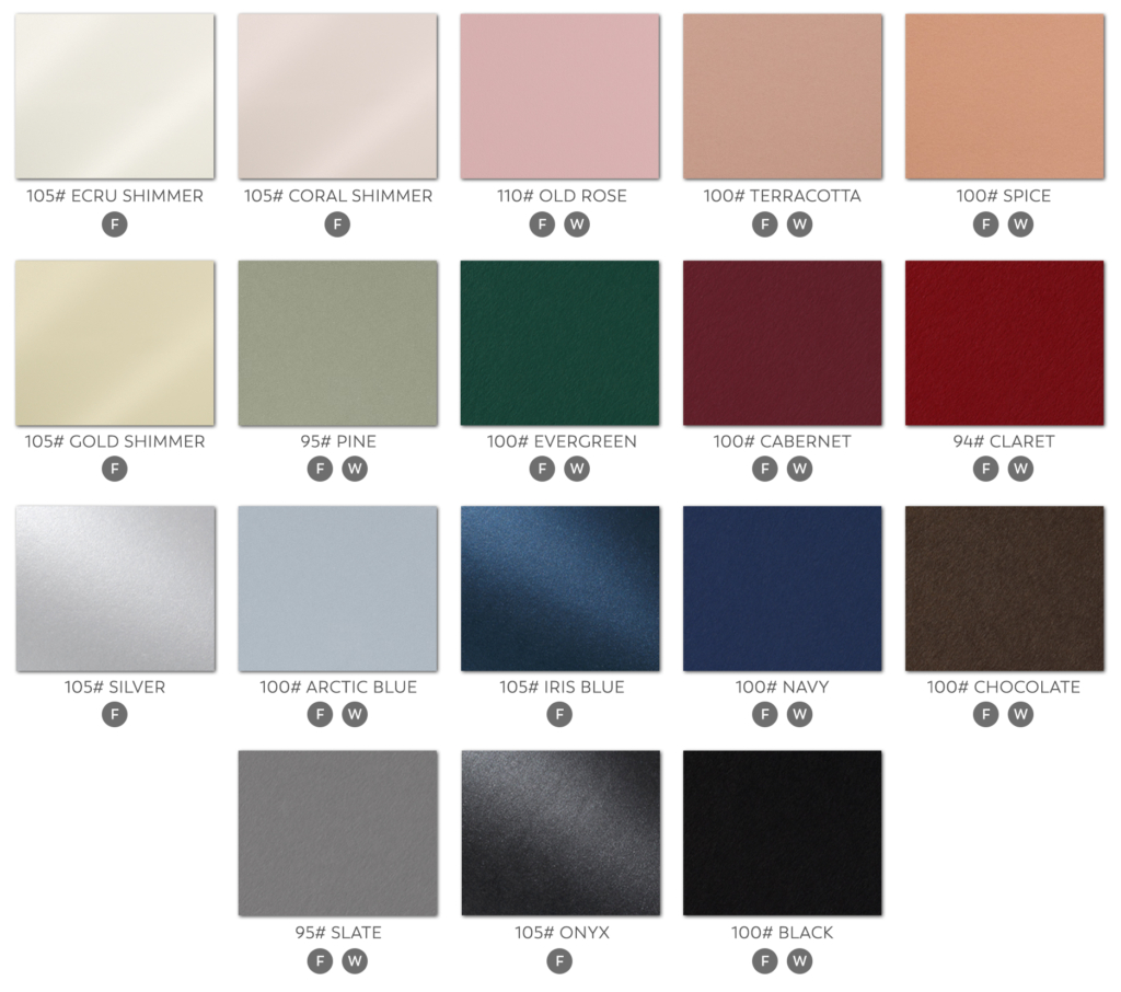 Paper Options ⋆ Impress Ink - Stationery Design Studio
