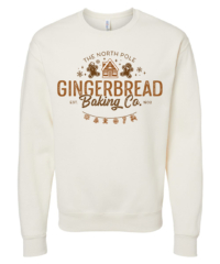 Unisex Gingerbread Crewneck Sweatshirt - Sweet Cream