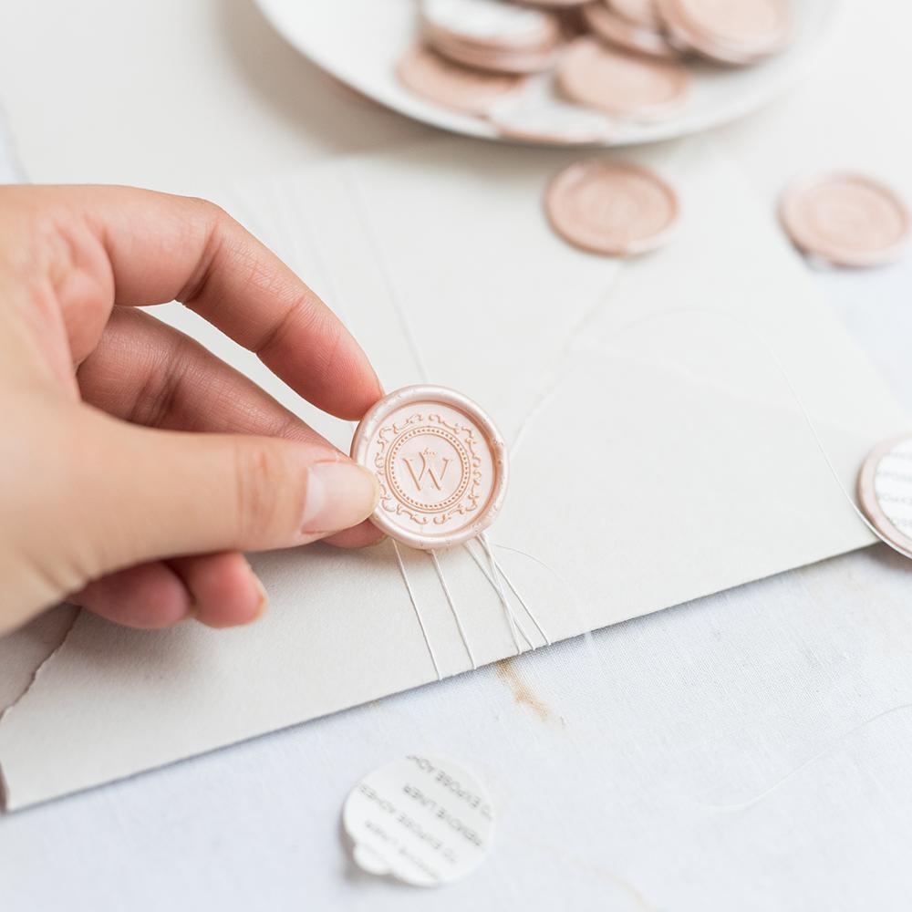 Peel and Stick Wax Seal #23 – Paperlux Fine Stationery
